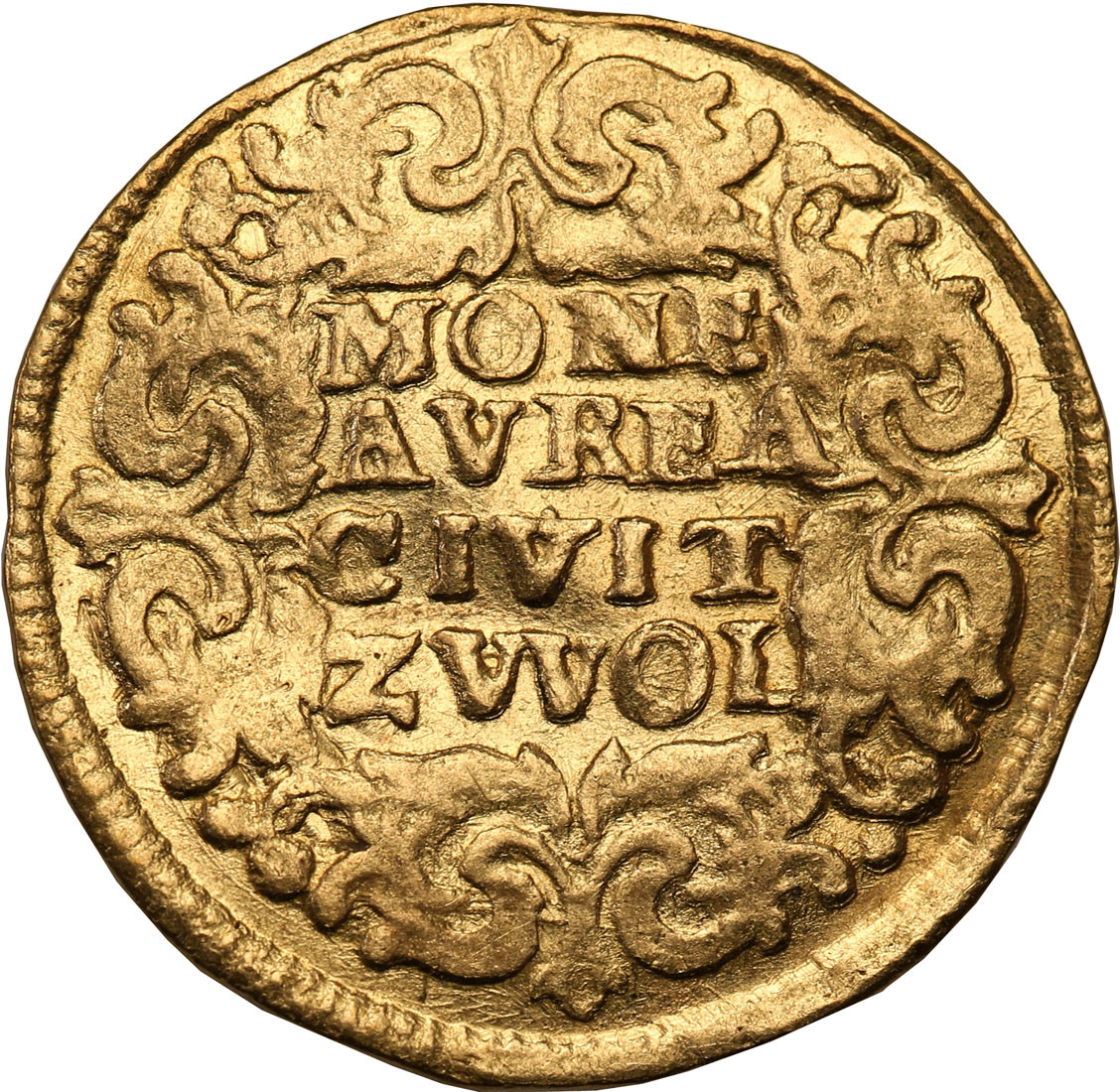 Niderlandy. Ferdinand III. Ducat 1674 , Zwolle - RZADKOŚĆ
